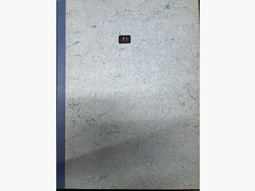Journal des armes allemand DWJ Année 1971 (tous les 12 numéros reliés)