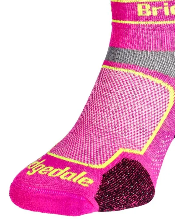 BRIDGEDALE Ultralight T2 Coolmax Sport Low Women's Socks – pink, image 3 of 4