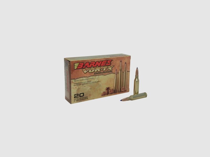 Barnes VOR-TX .260 Rem. 120GR Tipped TSX Boat Tail 20 patronen