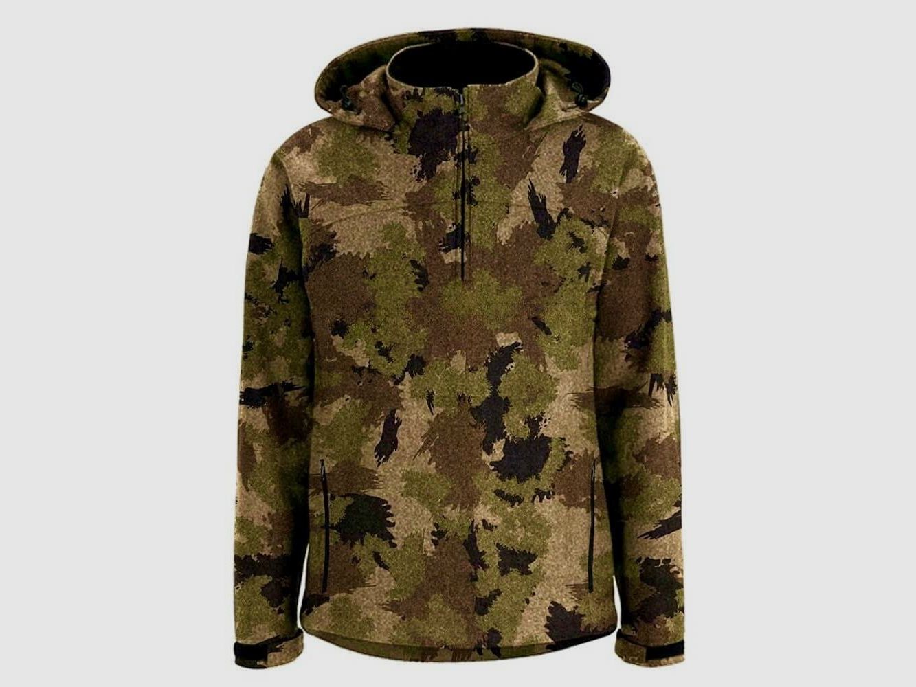 Hedlund Alta Ultralight Silent Forest Merino Camo Lodenhoodie - XL