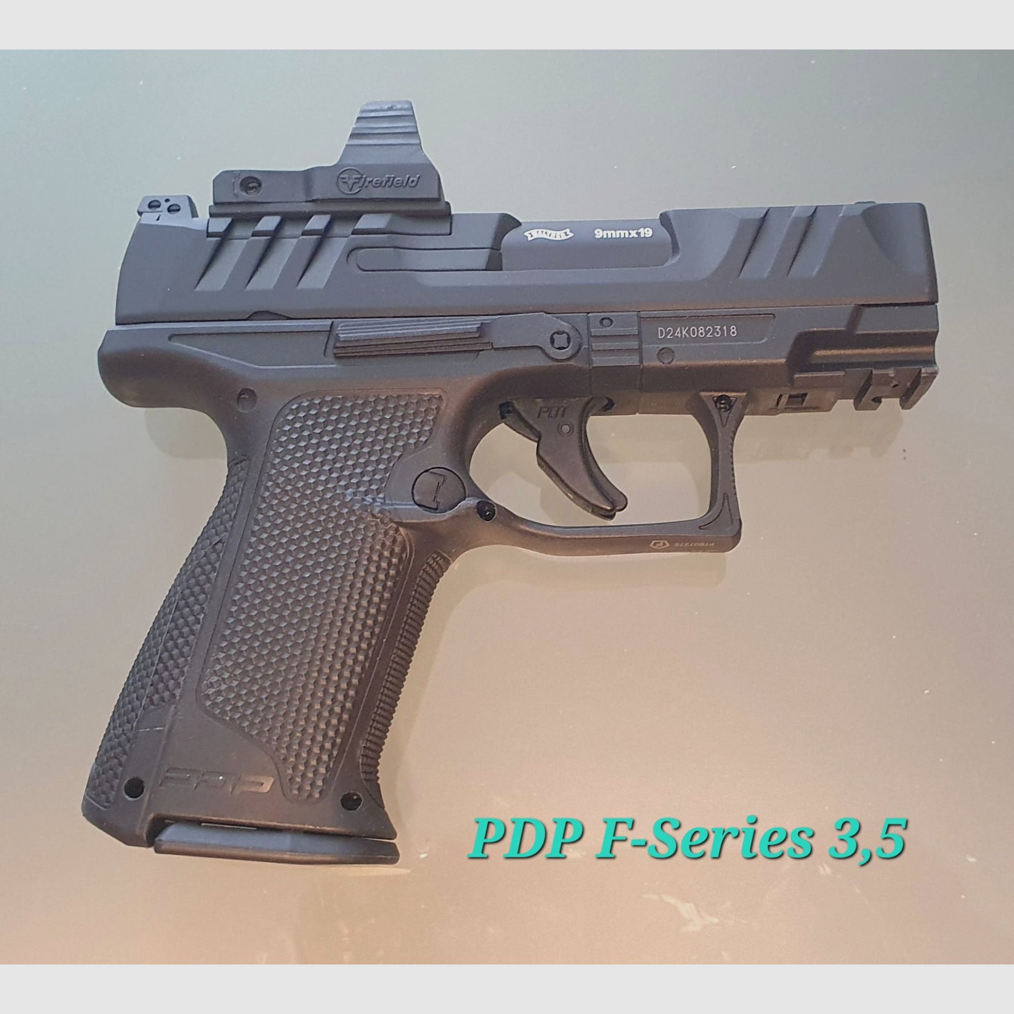 Walther CO2 Pistool PDP F 3,5" met Firefield Reflexvisier Ironclad Mini - F1