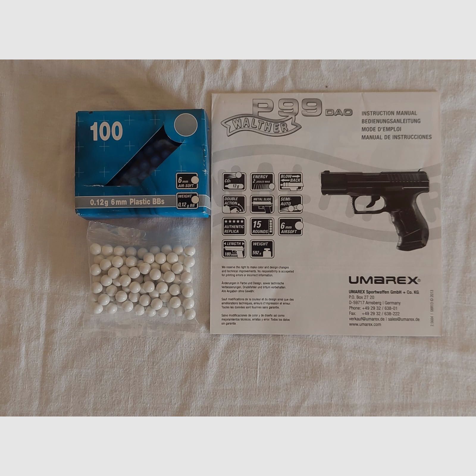 Walther P99 DAO Co2 6mm Softair
