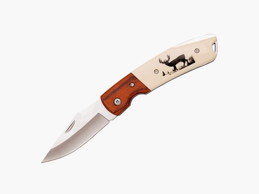 PARABELLUM NAVAJA CAZA HOJA 7,7 CM. MANGO MADERA/ABS Ref. K2465LC