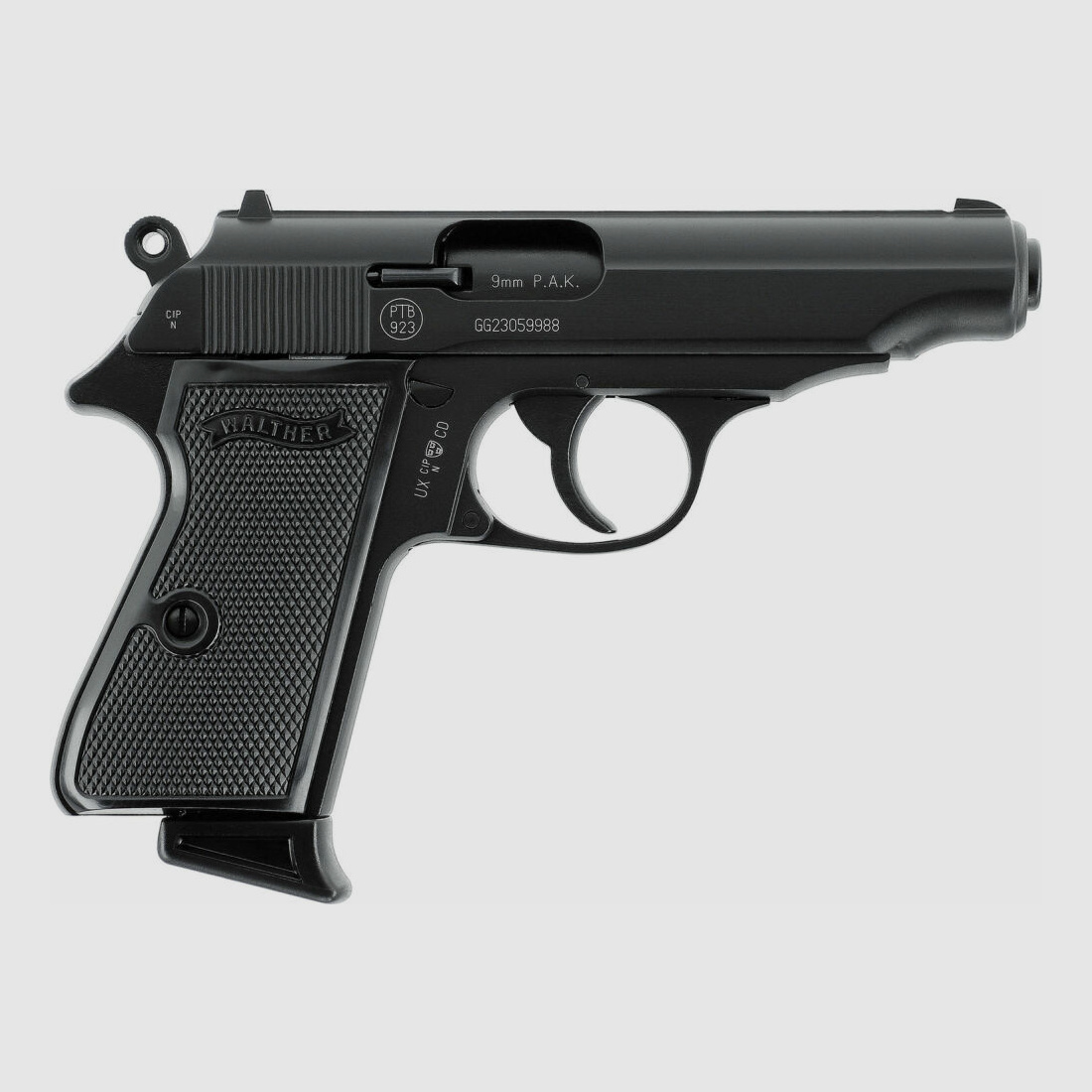 Umarex Walther PP BLK 9mm P.A.K.