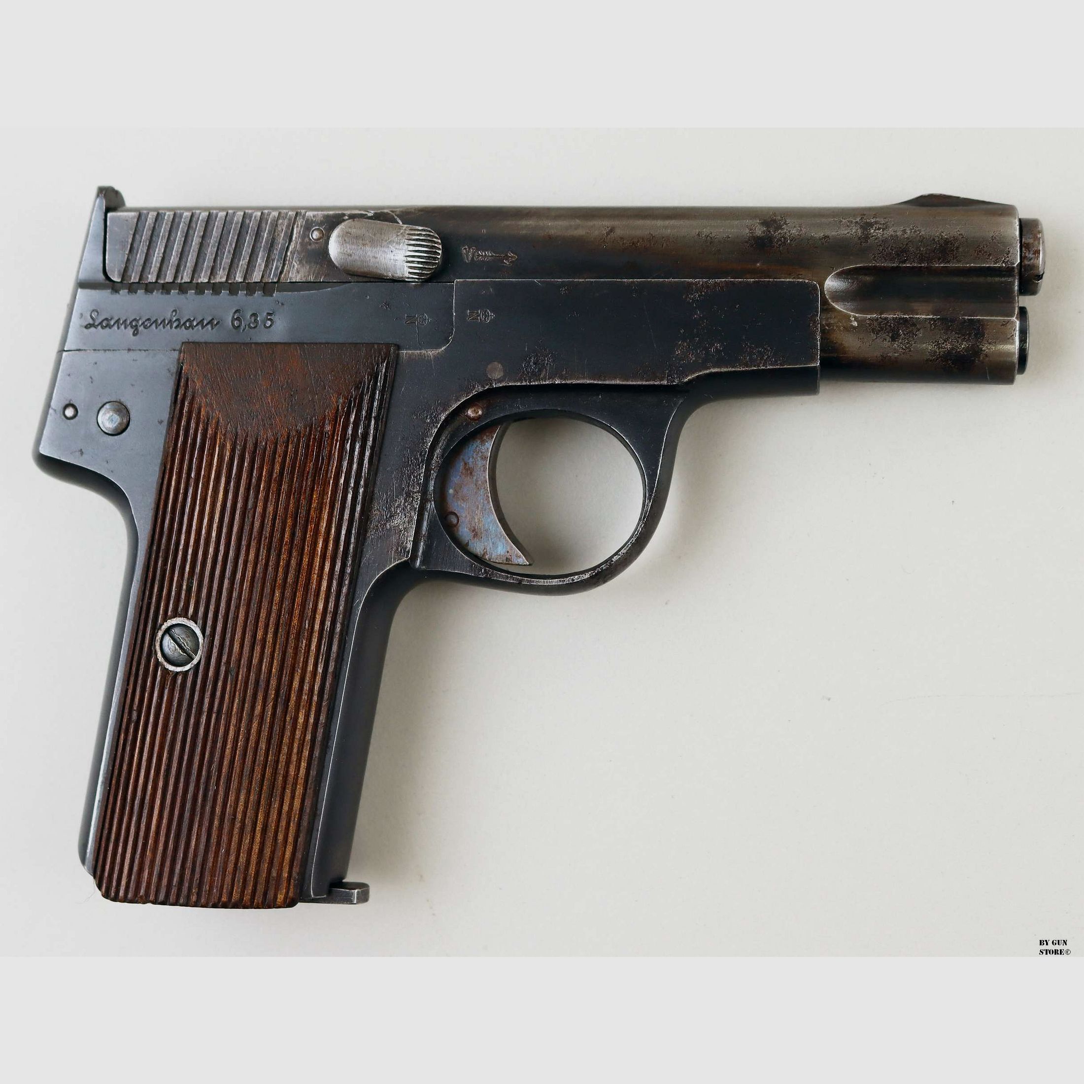 Pistolet Friedrich Langenhan modèle II cal. 6,35 n° de série 5132, image 3 sur 10