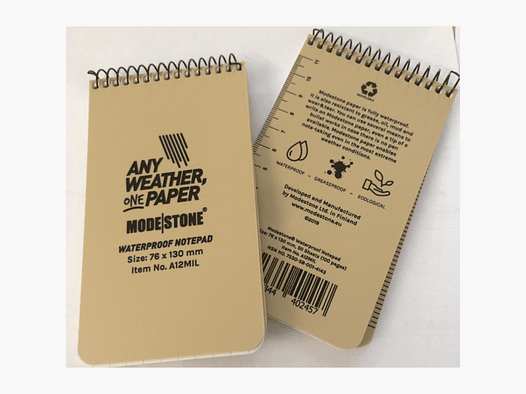Modestone Top Spiral Notebook NATO
