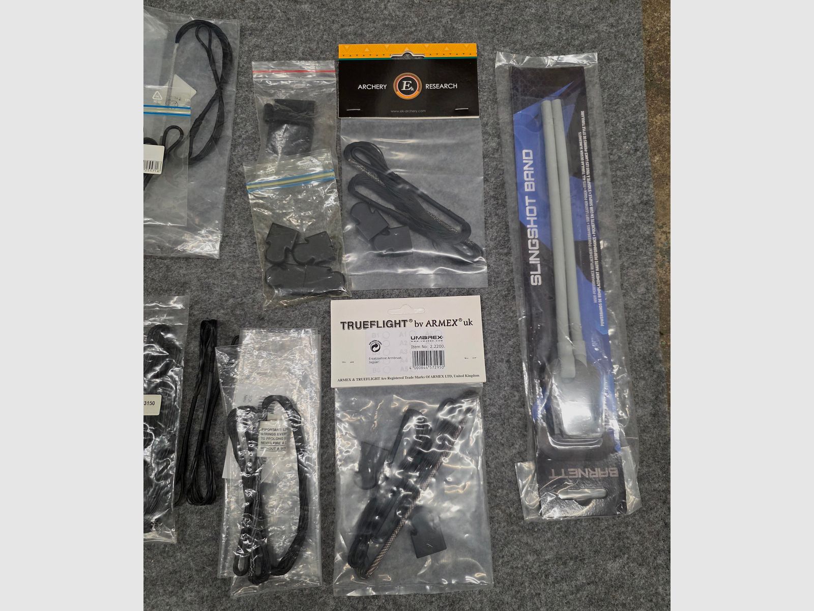 Konvolut Sehnen Armbrust Crossbow Zubehör Bogen Sport