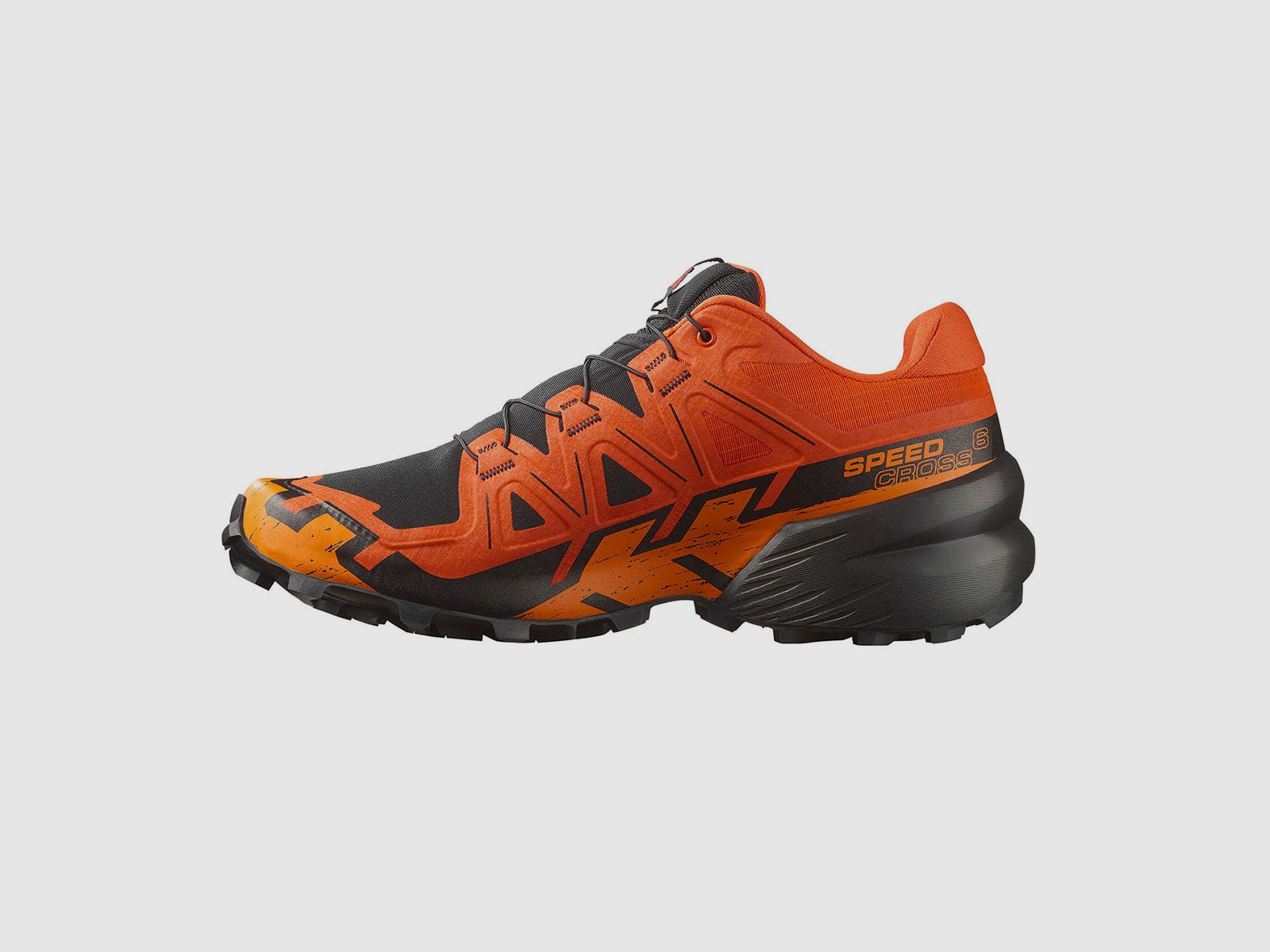 SALOMON – MEN – SPEEDCROSS 6 Red Orange / Black / Turmeric, image 5 of 6