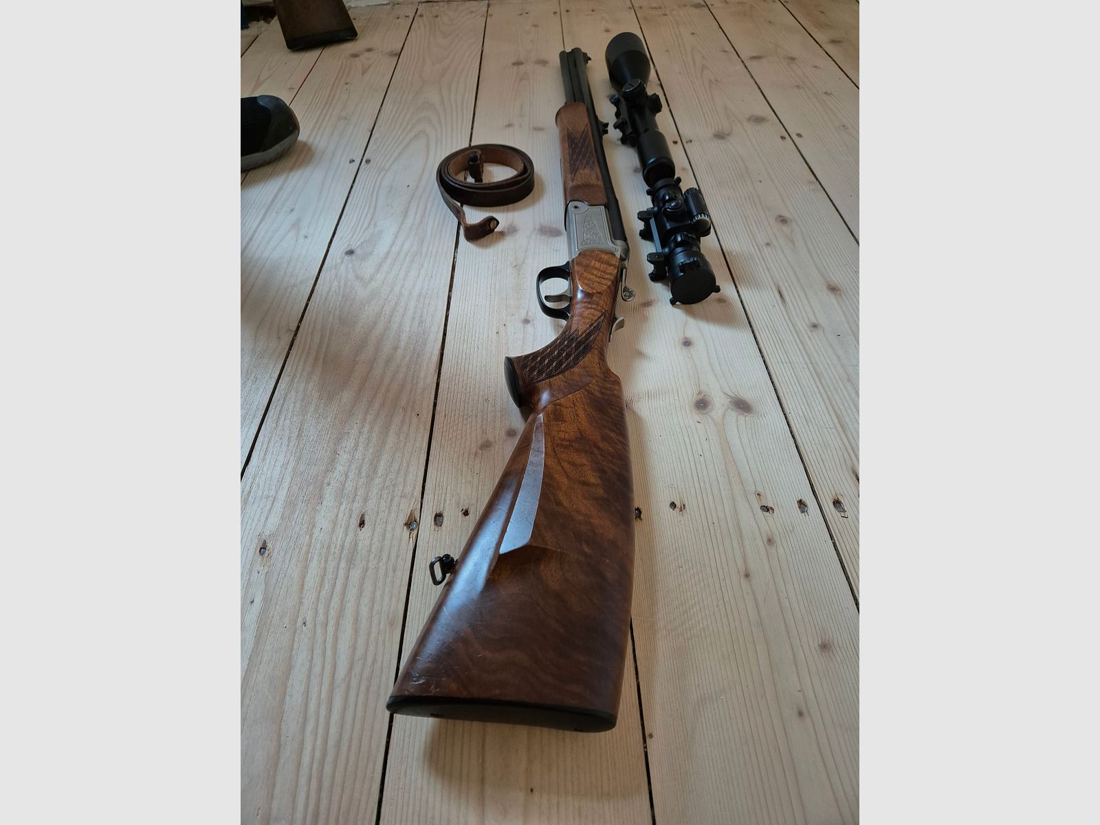 Doppietta Bock Blaser / Sauer 97 8x57IRS con capsule e Aimpoint