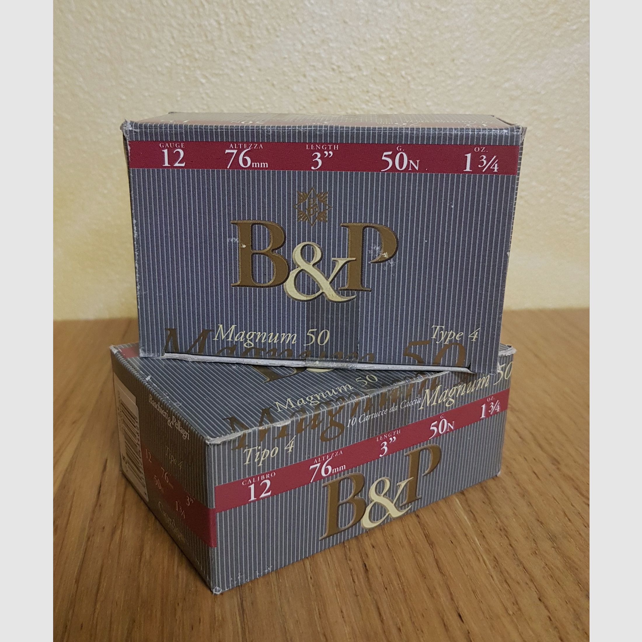 BASCHIERI & PELLAGRI PATRONEN 50 GR Kal. 12/76