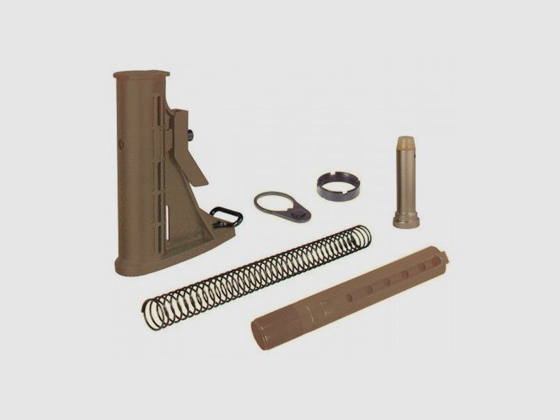UTG Pro 6-Position Shoulder Stock Set, FDE