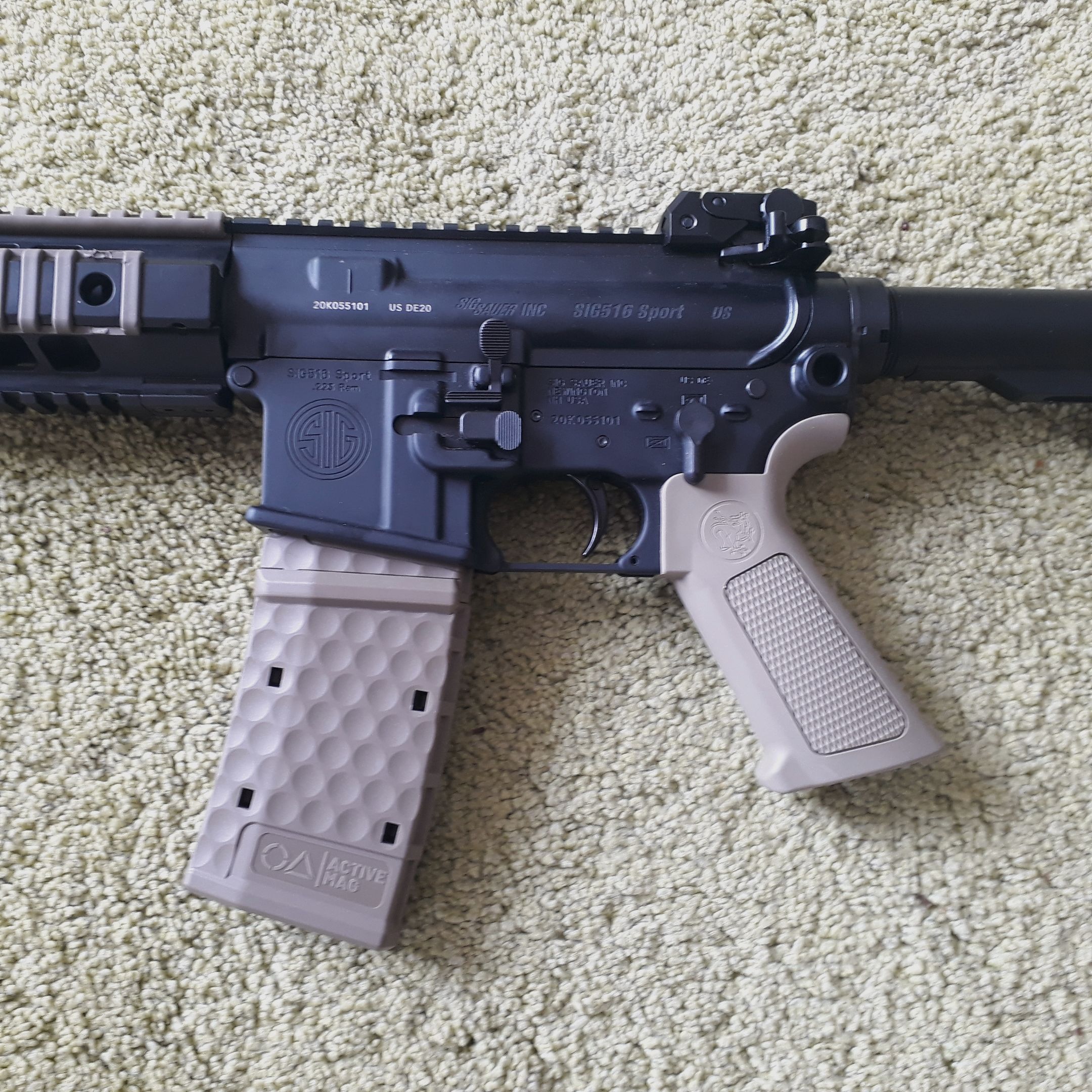 Like new - SIG SAUER 516 Patrol Sport with Geissele SSA-E trigger, .223 rem