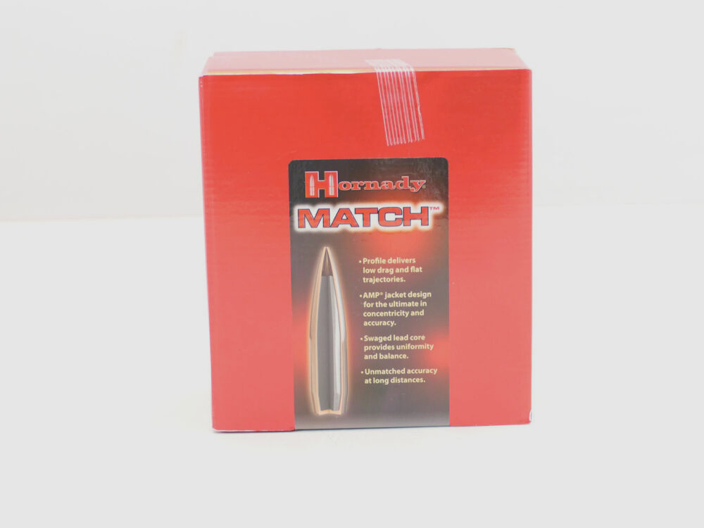 Hornady HORNADY 305015 MATCH BULLETS .30/.308 168GR BTHP 500/1000