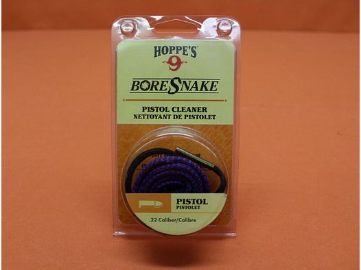Hoppe's Hoppe's BoreSnake Limpiador de Pistolas .22/ 5,6mm Sistema de limpieza para armas cortas (24000G)