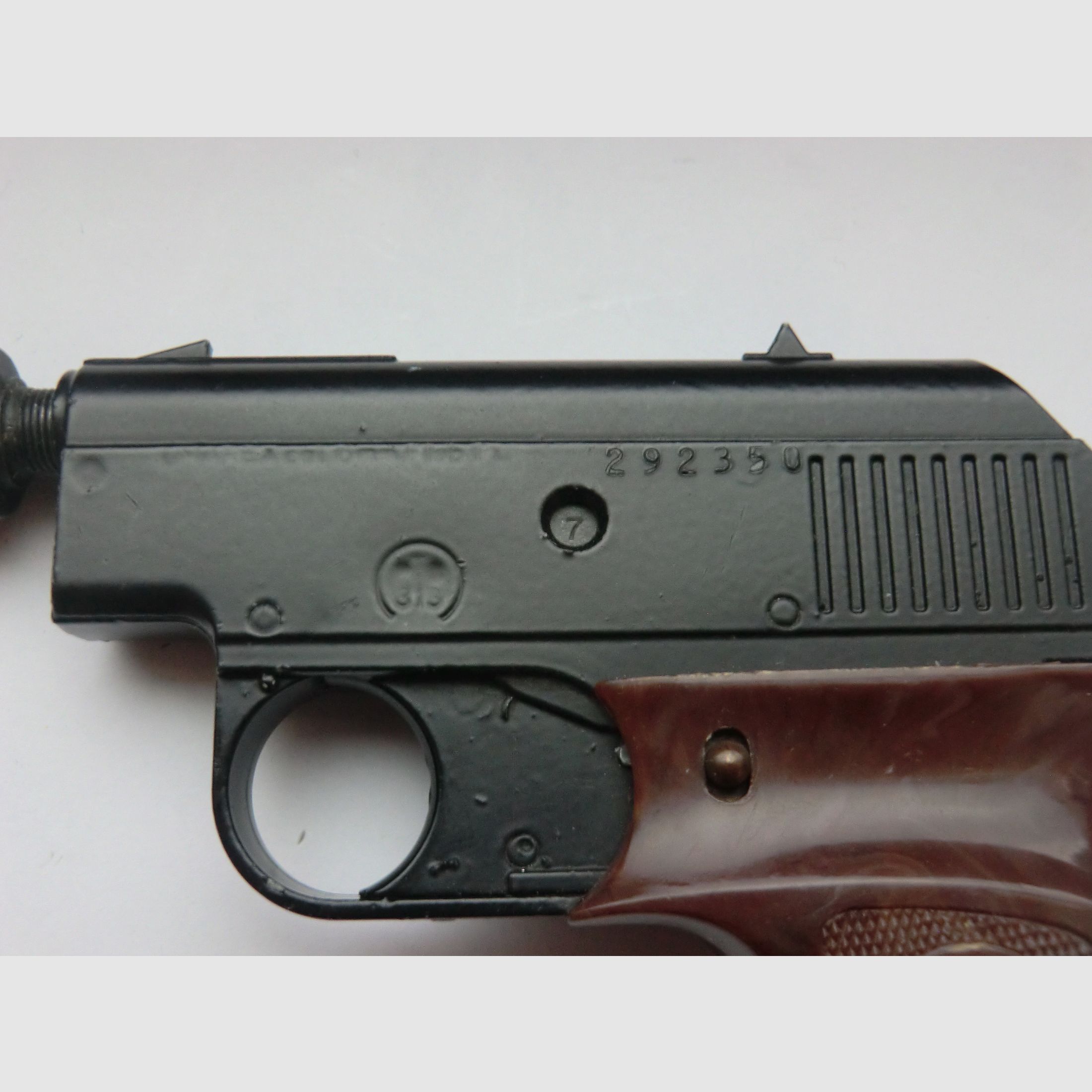 Umarex Mod. 302 ähnlich Röhm RG 3 ( Made in Italy ) 6mm PTB: 313  7 - Schuss Stangenmagazin, + 15mm Pyrobecher