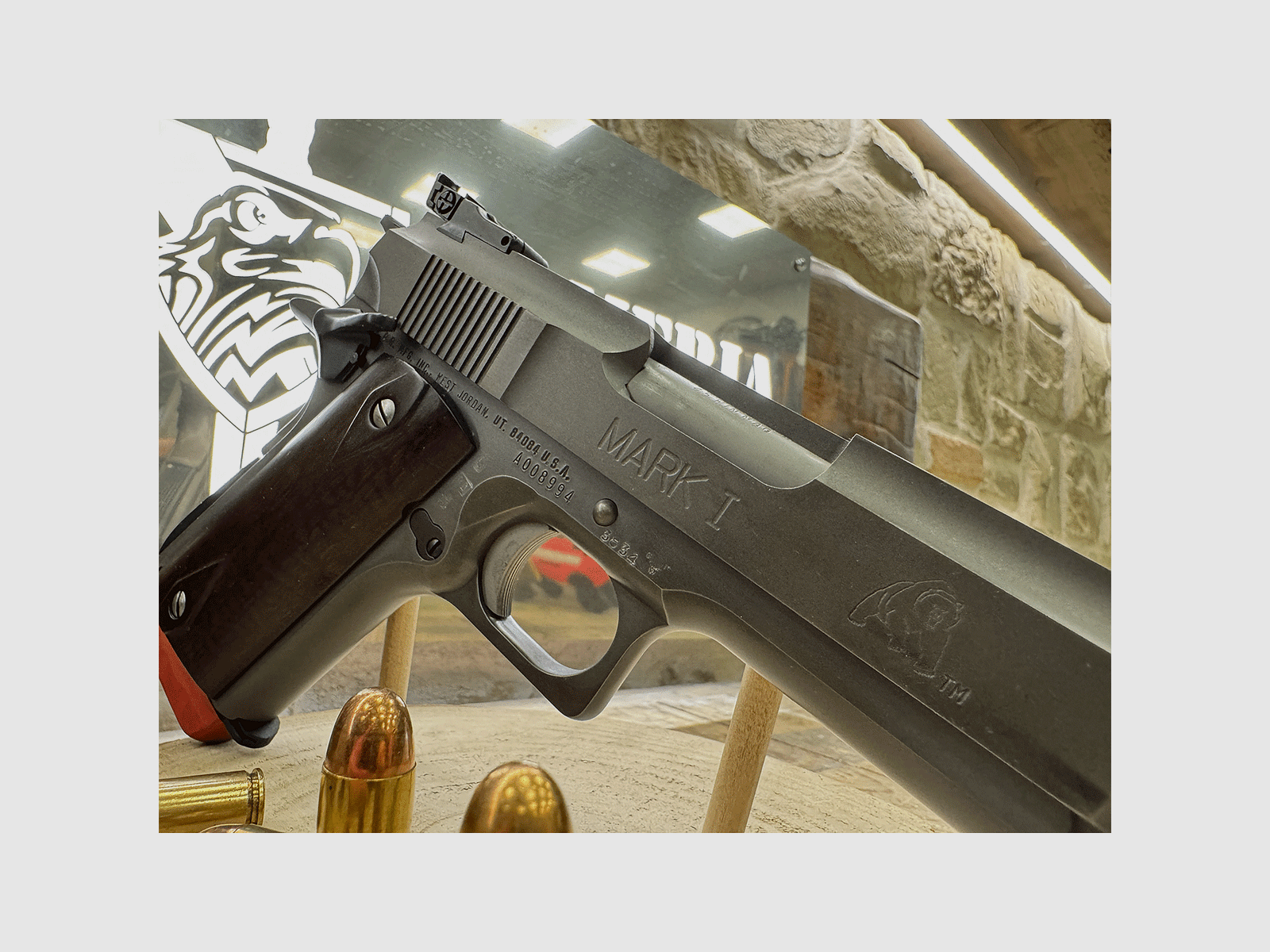 UTILISÉ – PISTOLE – LAR GRIZZLY MARK I cal. 45 Win. Mag., image 5 sur 7