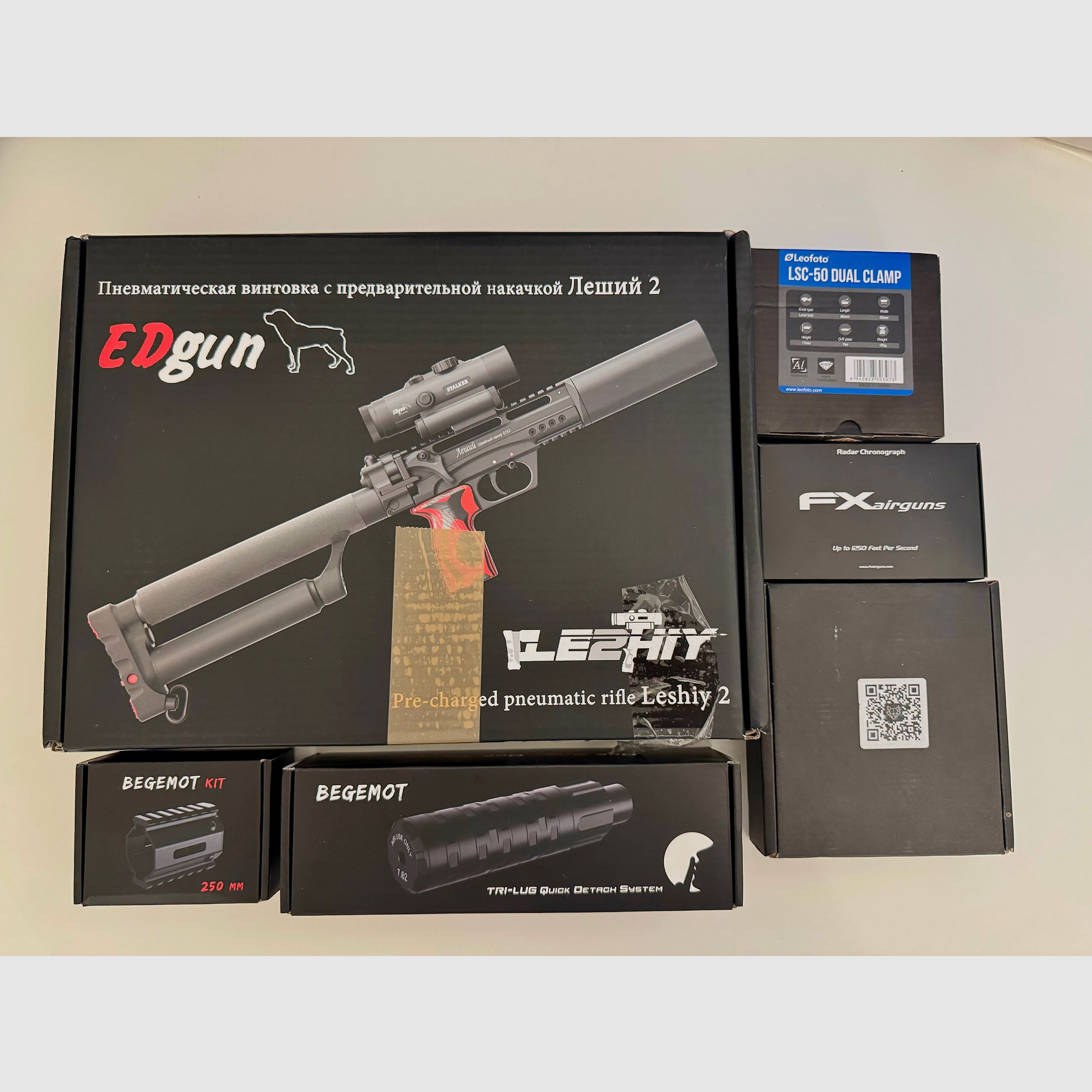 Edgun Leshiy 2 Behemoth  4,5 mm Mega Set  Lesen ! 