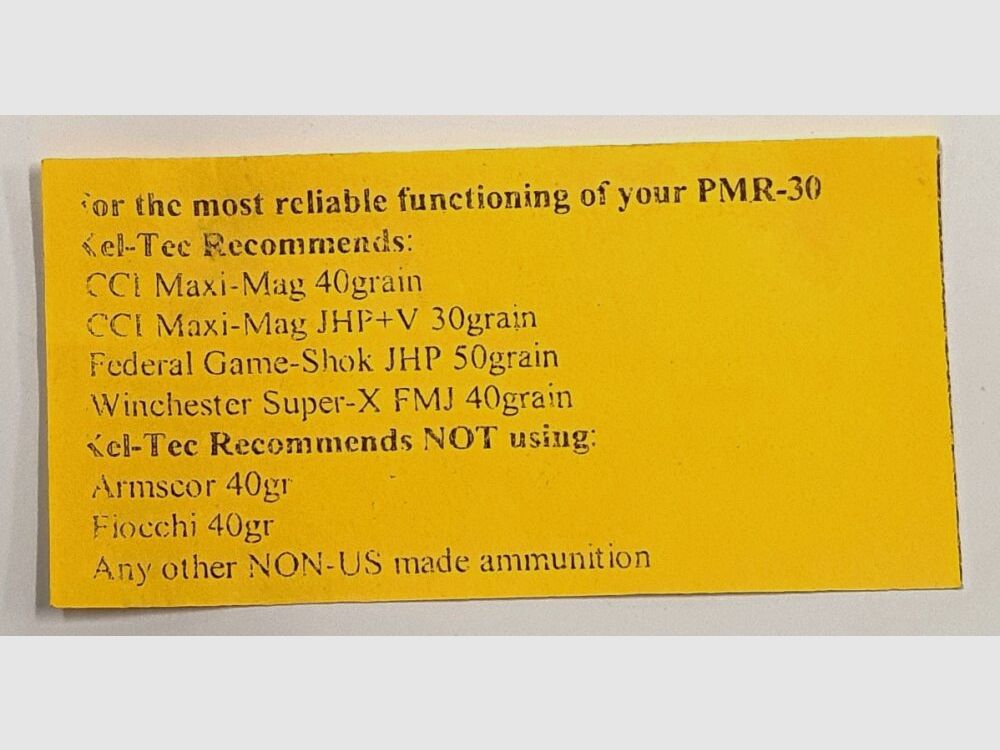 Kel-Tec PMR-30