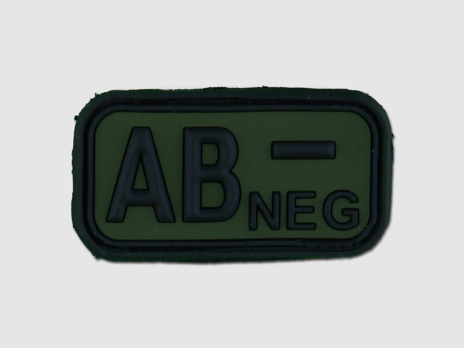 Jackets To Go 3D Blutgruppenpatch AB Neg forest