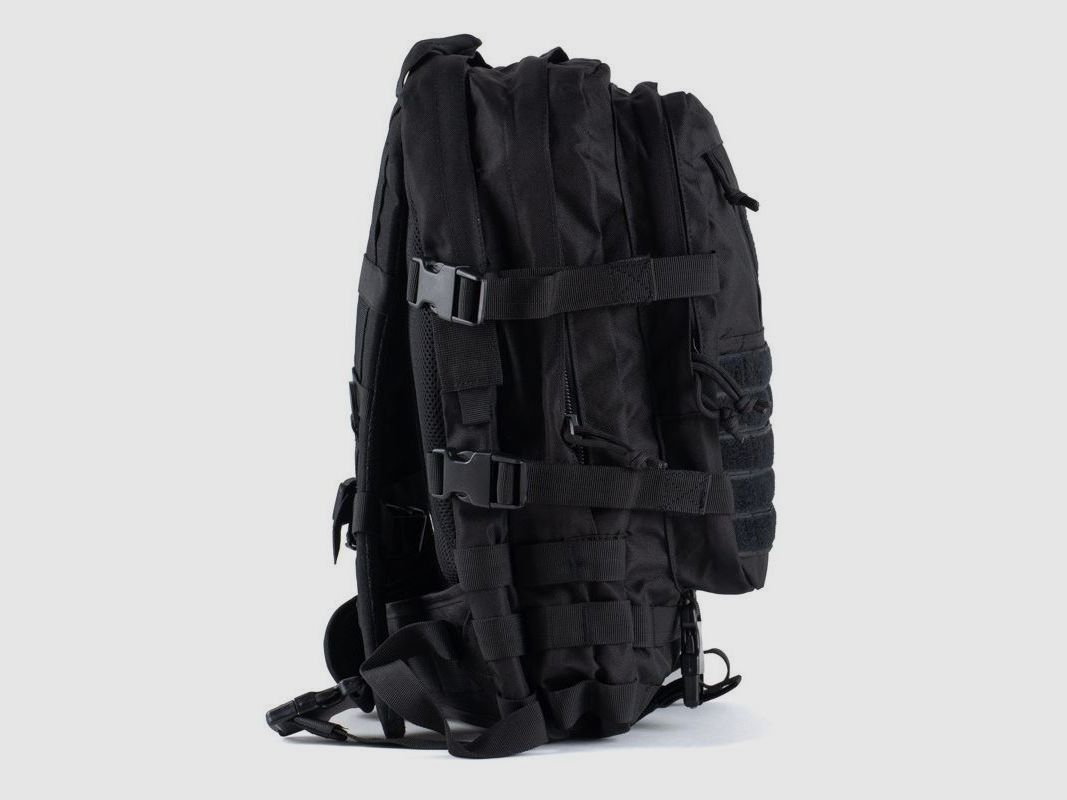 Schwarzer taktischer Schießrucksack 25 Liter Art. TACTICAL8 RASPORT, Bild 4 von 6
