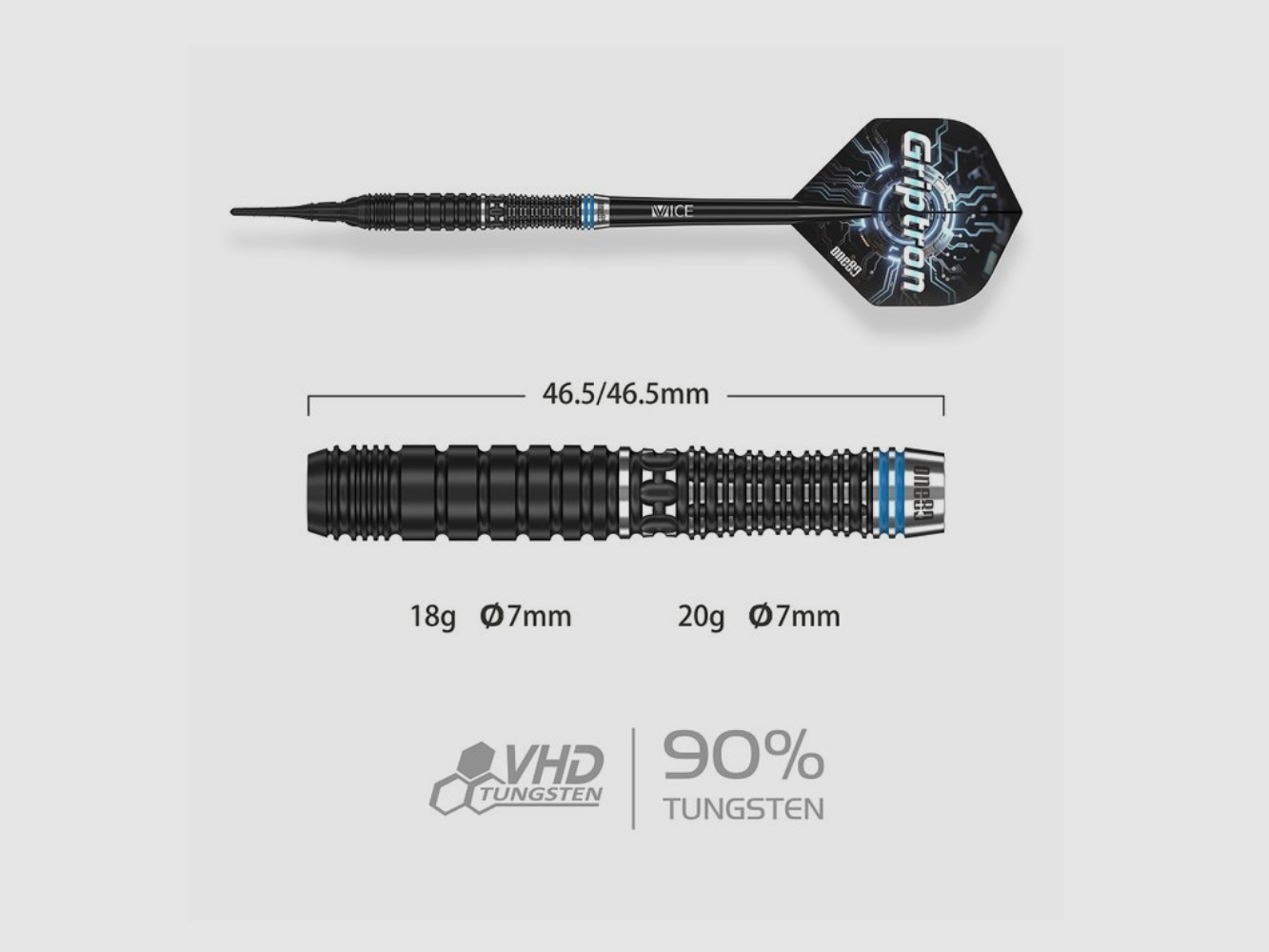 ONE80 – GRIPTRON GT2 SOFTIP 18G, Bild 2 von 3