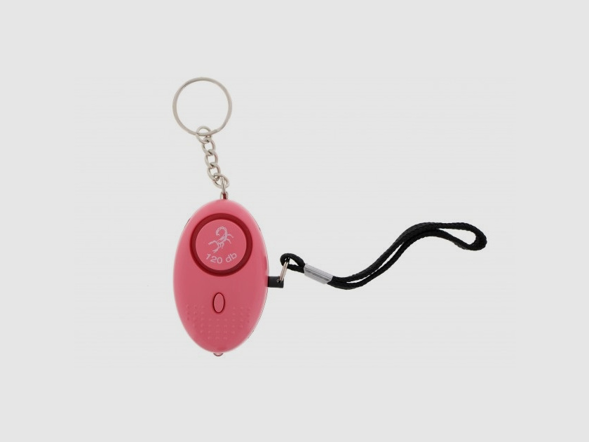 Buchner Scorpion Minialarm pink 120db m. LED-Taschenlampe Sportzubehör