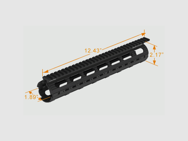 UTG PRO 12" Super Slim AR-15 Handschutz