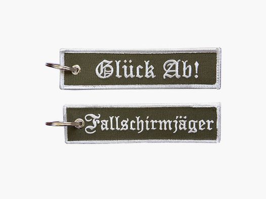 Schlüsselanhänger Fallschirmjäger Glück ab
