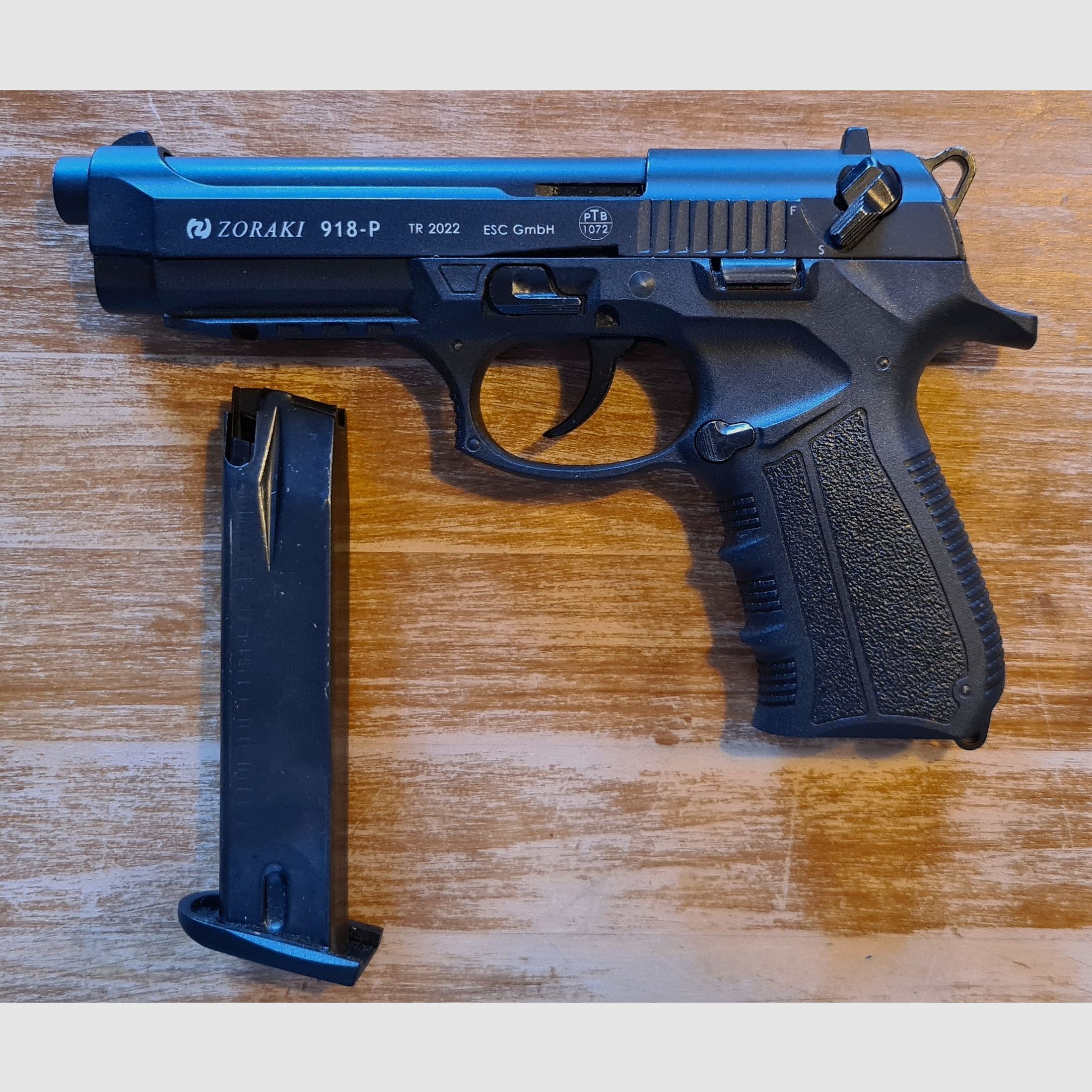 Zoraki 918-P mit komplettem Zubehör