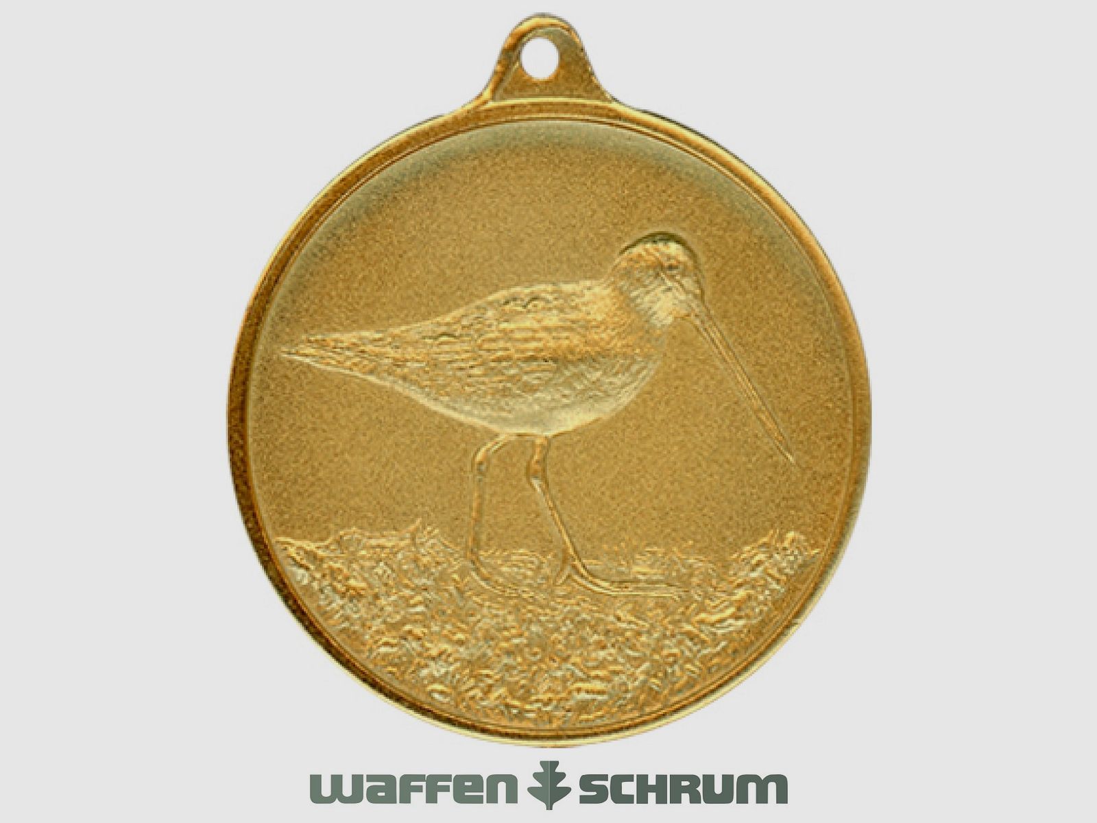 Steinhauer&Lück Jagdmedaille Schnepfe 40 mm vergoldet