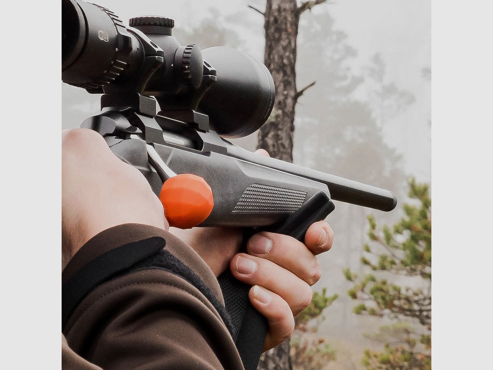 Abschlussknopf Diamond, Orange