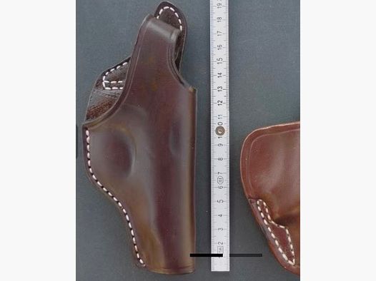 HKDesign Holster Art. Nr. 002: Prosty kabura z zapięciem na zatrzask - dla: SIG 230 / PP - dla praworęcznych