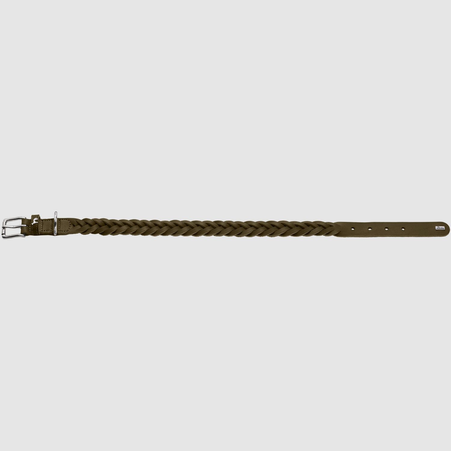 Hunter Halsband Solid Education Special in Oliv, Bild 2 von 5