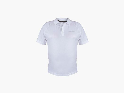 SHIMANO POLO KORTE MOUW WIT