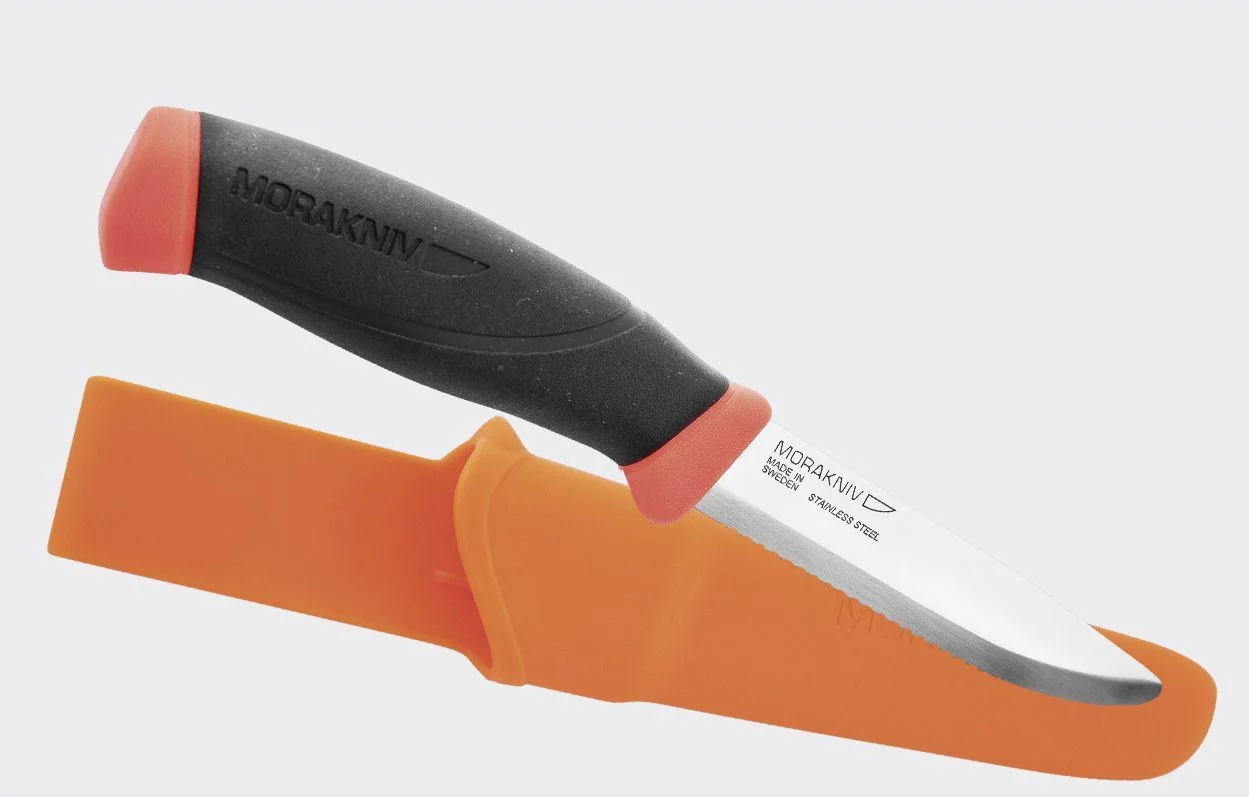 Morakniv Companion F RESCUE stainless steel knife, orange, image 2 of 2