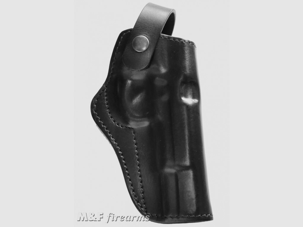 Holster für COLT 1911 NVP (New Vario Patent) aus schwarzem Leder