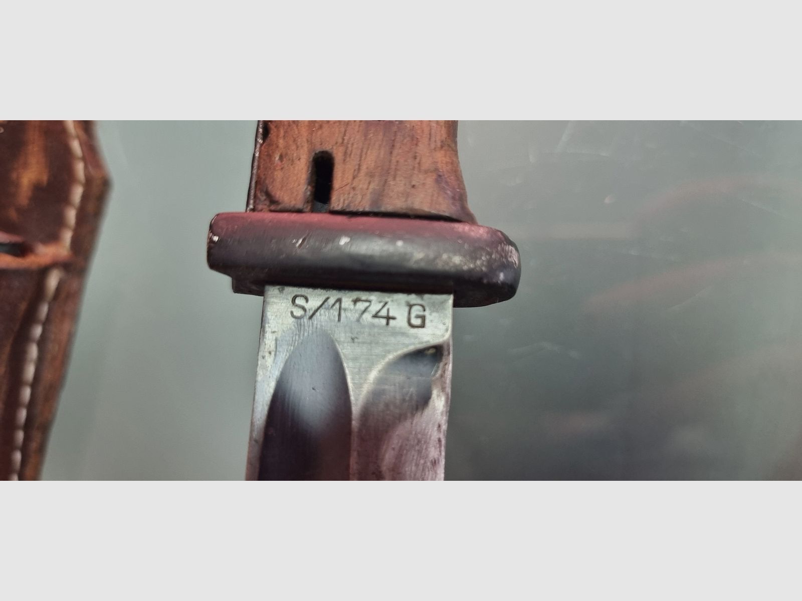 Wehrmacht/Heer-Seitengewehr/Bajonett zum 98 K, 2. Weltkrieg