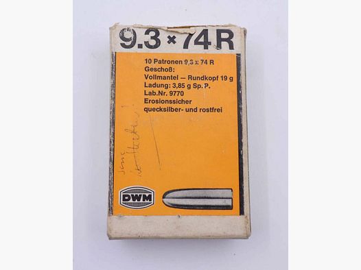 DWM, Berlin Büchsenpatronen 9,3x74R