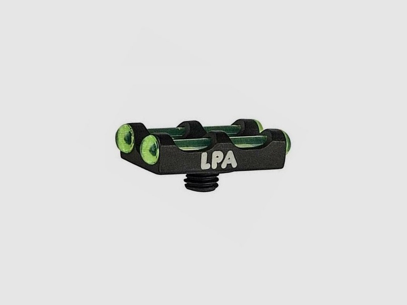 Visor de fibra verde escopeta con riel