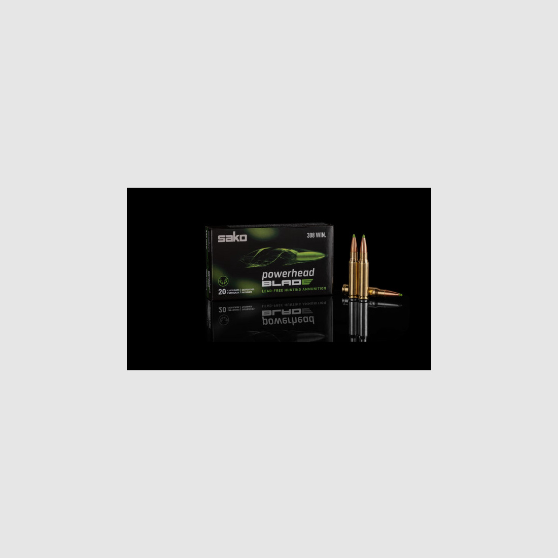 SAKO POWERHEAD BLADE - .308WIN - 162GRS,/10,5G - 20 SCHUSS - BLEIFREI