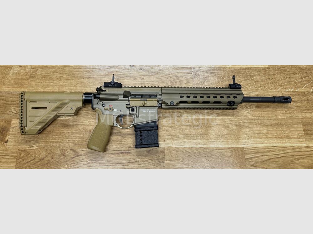 Heckler & Koch MR223 A3 Slim-Line 14,5" Lauf - halbautom. Büchse .223Rem sandfarben - ähnlich Bundeswehr G95A1 G95KA1 G95K H&K 416
