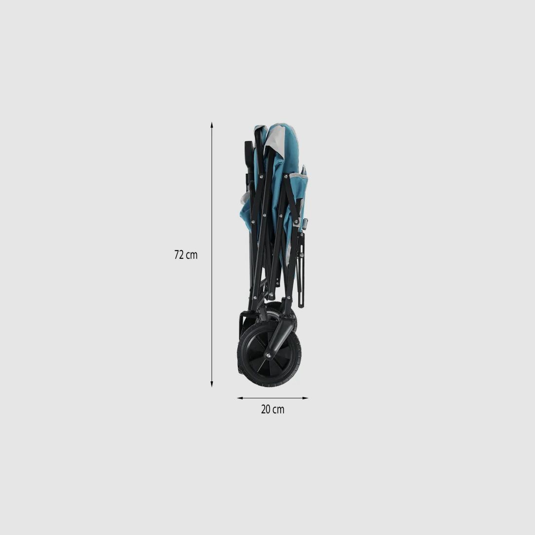 Carro de mano NC1606 azul oscuro 125L Nils Camp