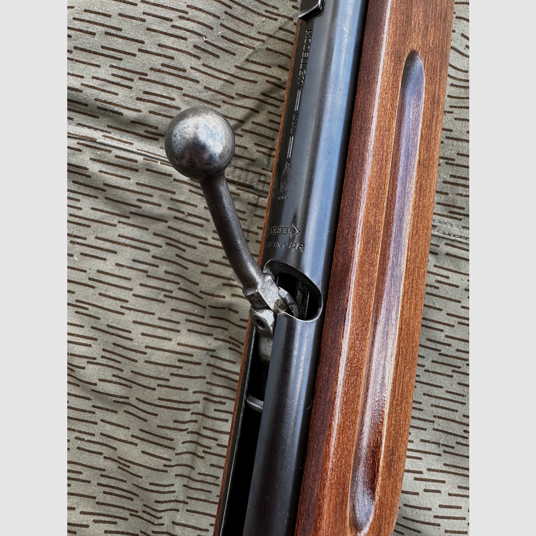 Fusil à air comprimé Haenel 311 État impeccable RDA Rare