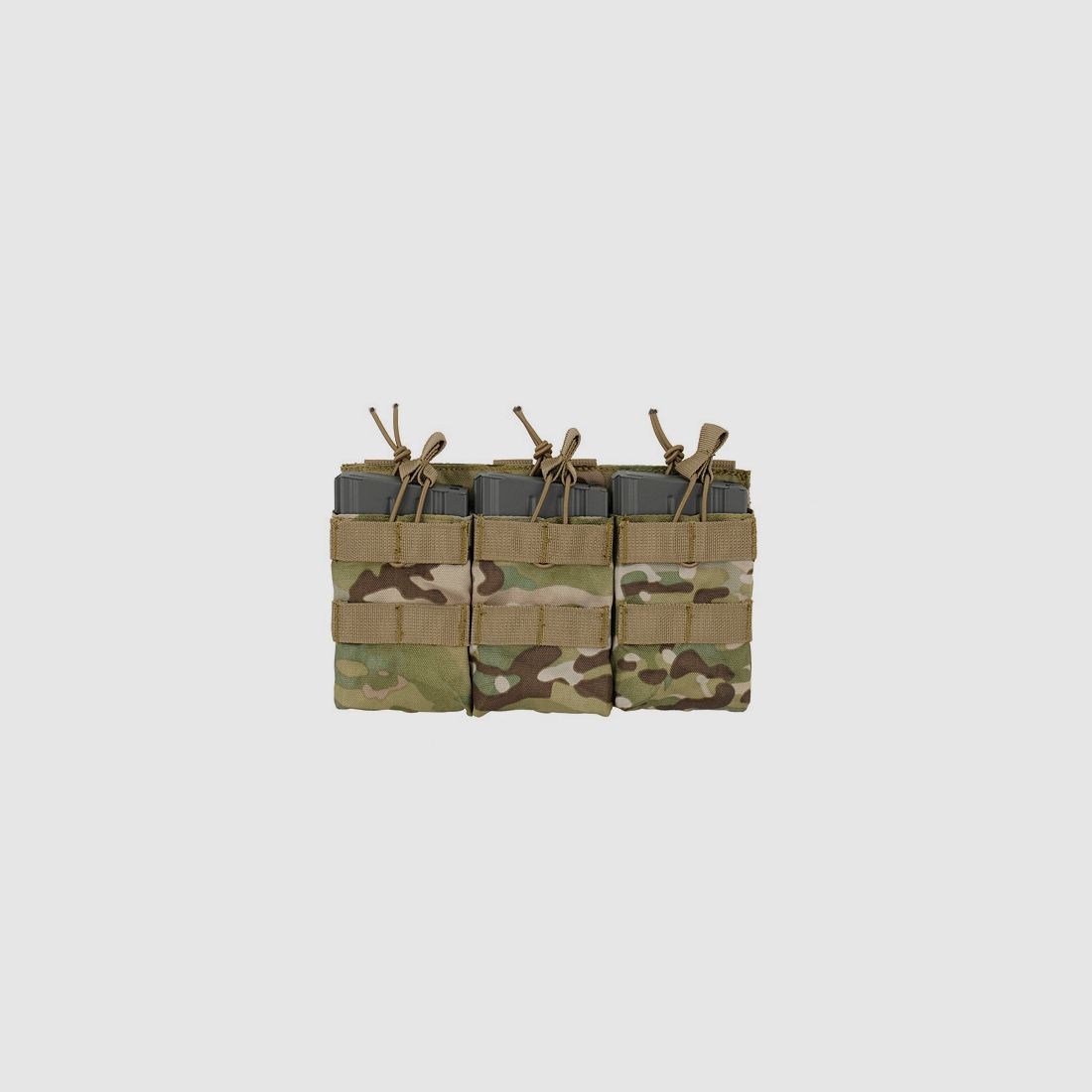 Triple Open Top 7.62 Mag Pouch - Multicamo [8FIELDS]