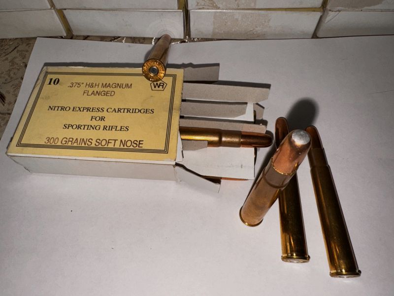 .375-Zoll-H&H-Magnum-Flanged-Nitro-Express-Munition