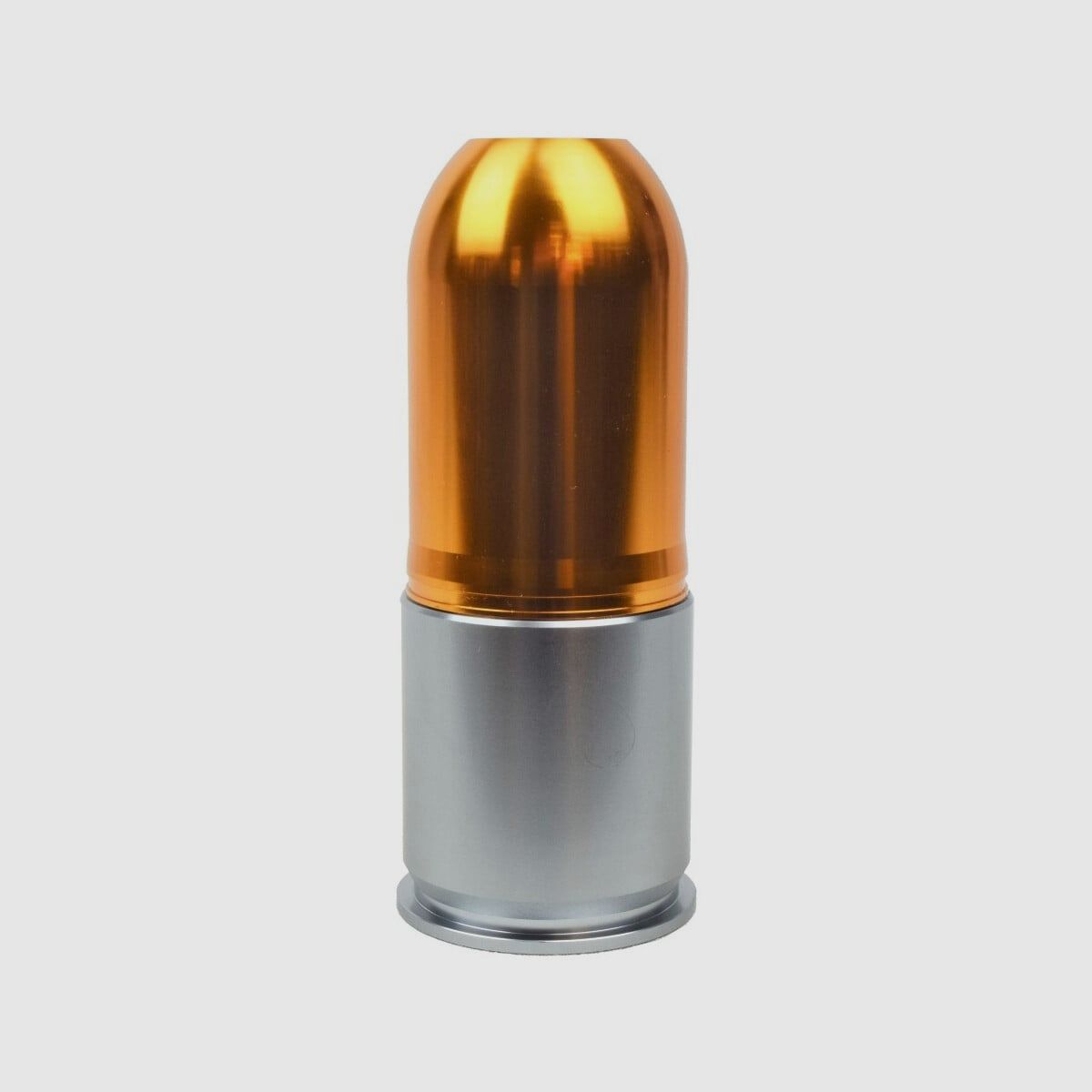 40mm BB-Shower Long Airsoft Granate Silver/copper - 80 rds 6mm, Bild 2 von 3