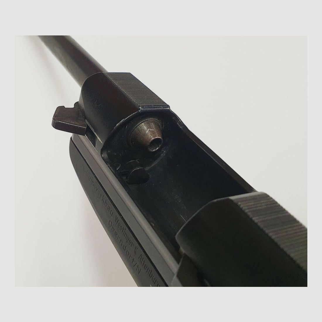 Feinwerkbau Feinwerkbau Mod. 65 4,5/.177 FWB 65 Mk. I , vierstellige Seriennummer, Federdruck / Seitenspanner