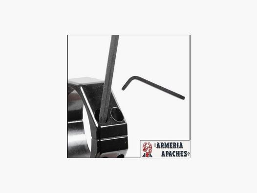 ANELLI CONTESSA ACCIAIO GUIDA WEAVER/PICATINNY D: 1" H: 8 mm