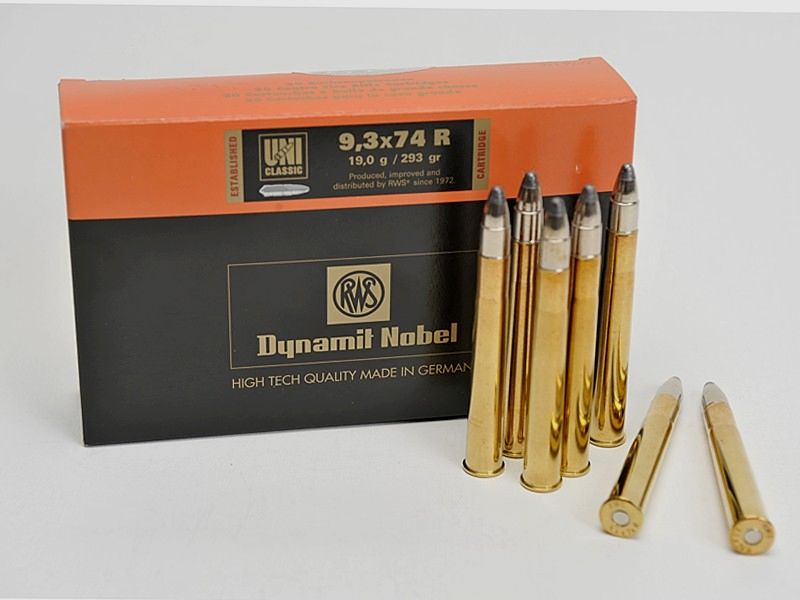 Büchsenpatronen RWS UNI Classic  9,3x74R 19,0g. 293gr. !!!