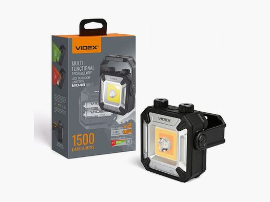 WIELOFUNKCYJNA LATARKA ZEWNĘTRZNA LED VIDEX VLF-M048 1500Lm 5000K